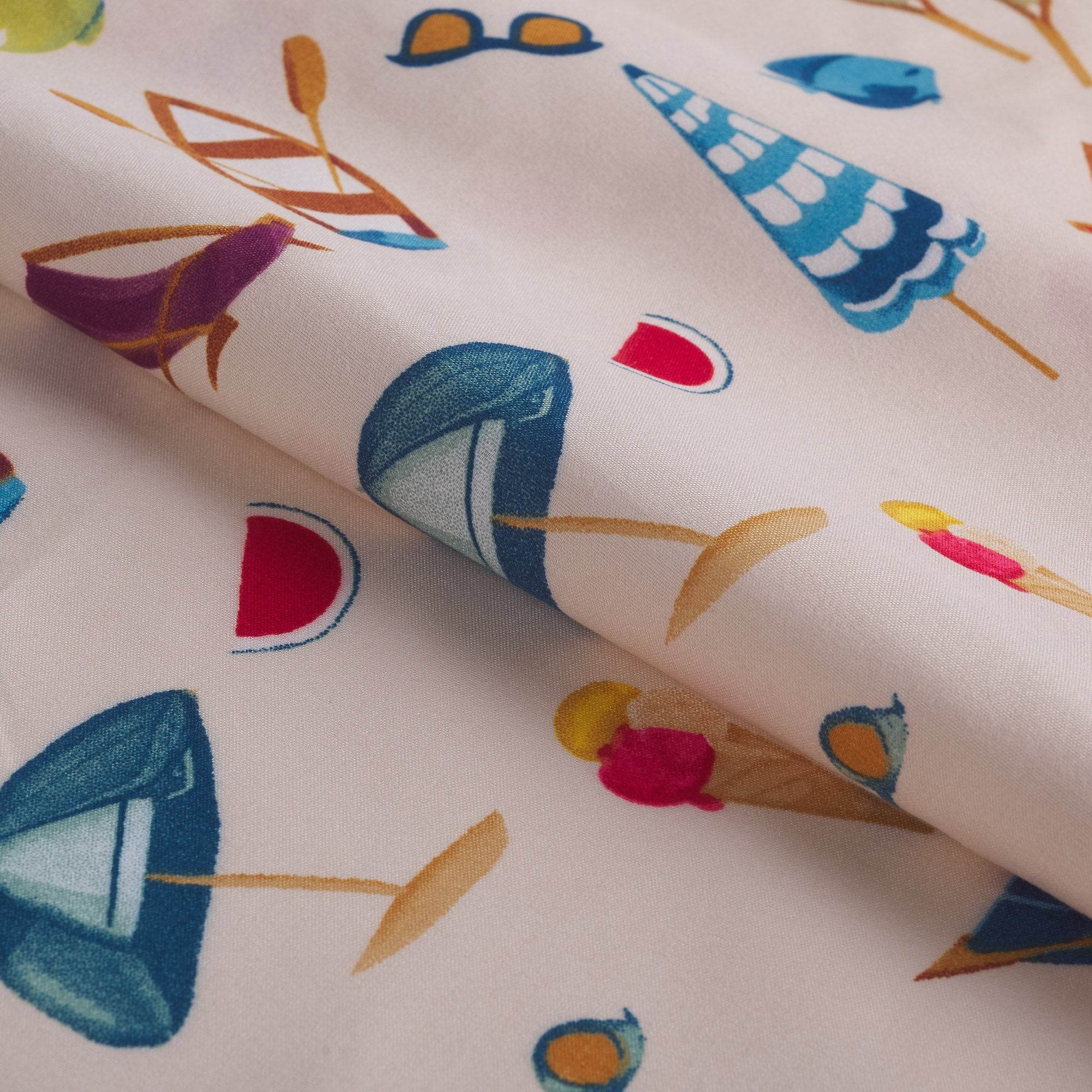 Tovaglia Stampato Biancheria Beach Tov Mae - evabiancheria